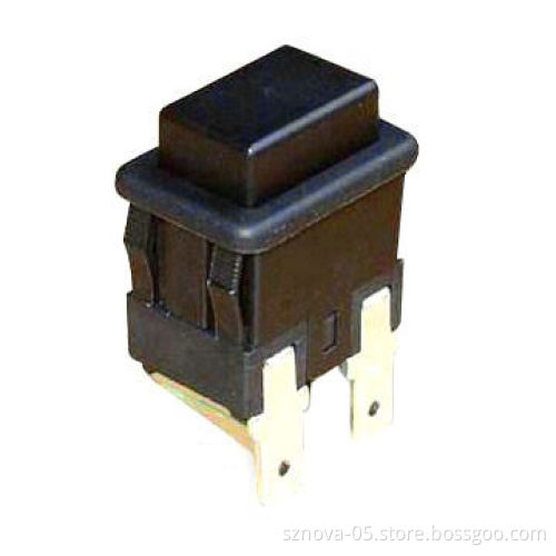 Pushbutton Switch with Power of 8, 10, 12, 16A, Suitable for Electric Ovens and Vacuum Cleaners